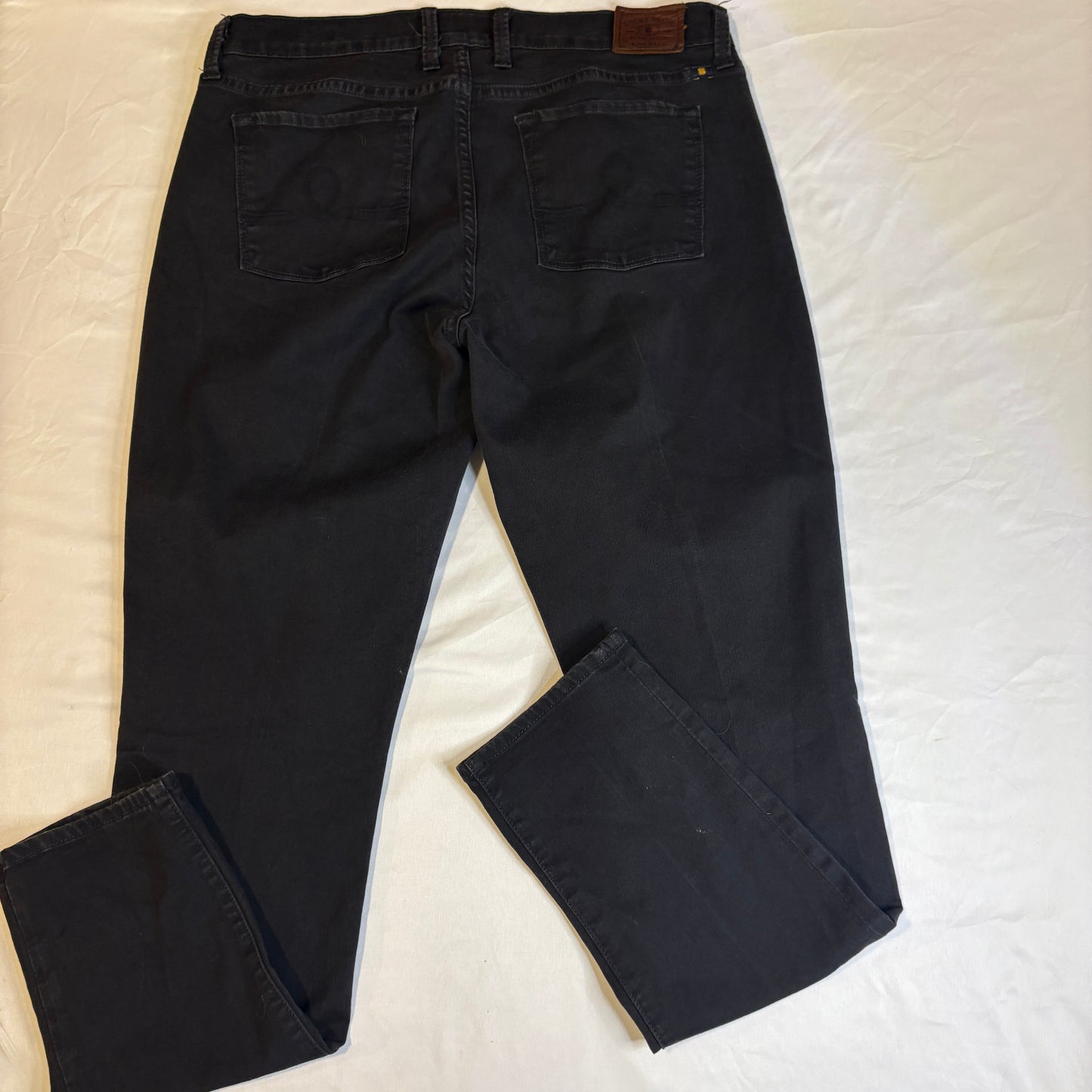 Lucky Brand Sofia Baggy Skinny Jeans Women’s 14/32 Black Denim Stretch