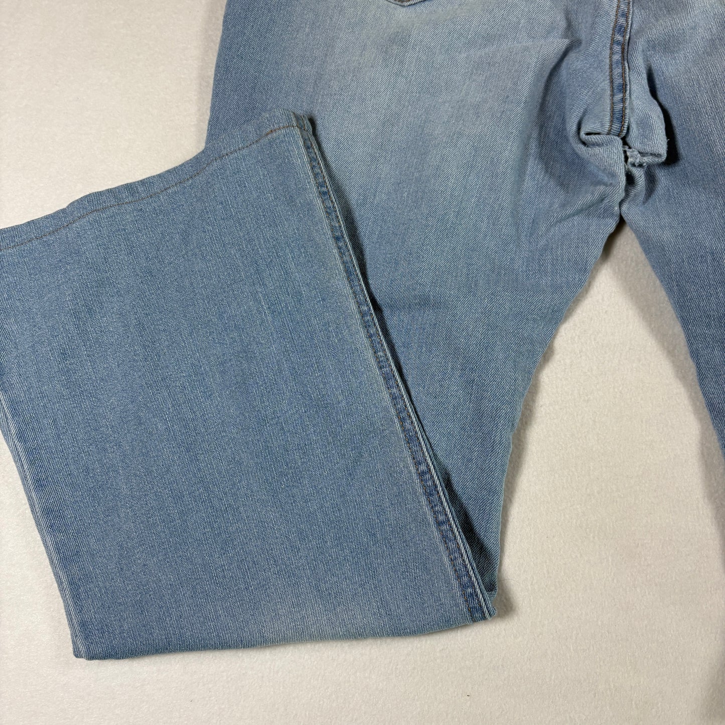 Old Navy Womens Jeans 14 High Rise Wow Flare Baggy Y2K Light Wash Distressed