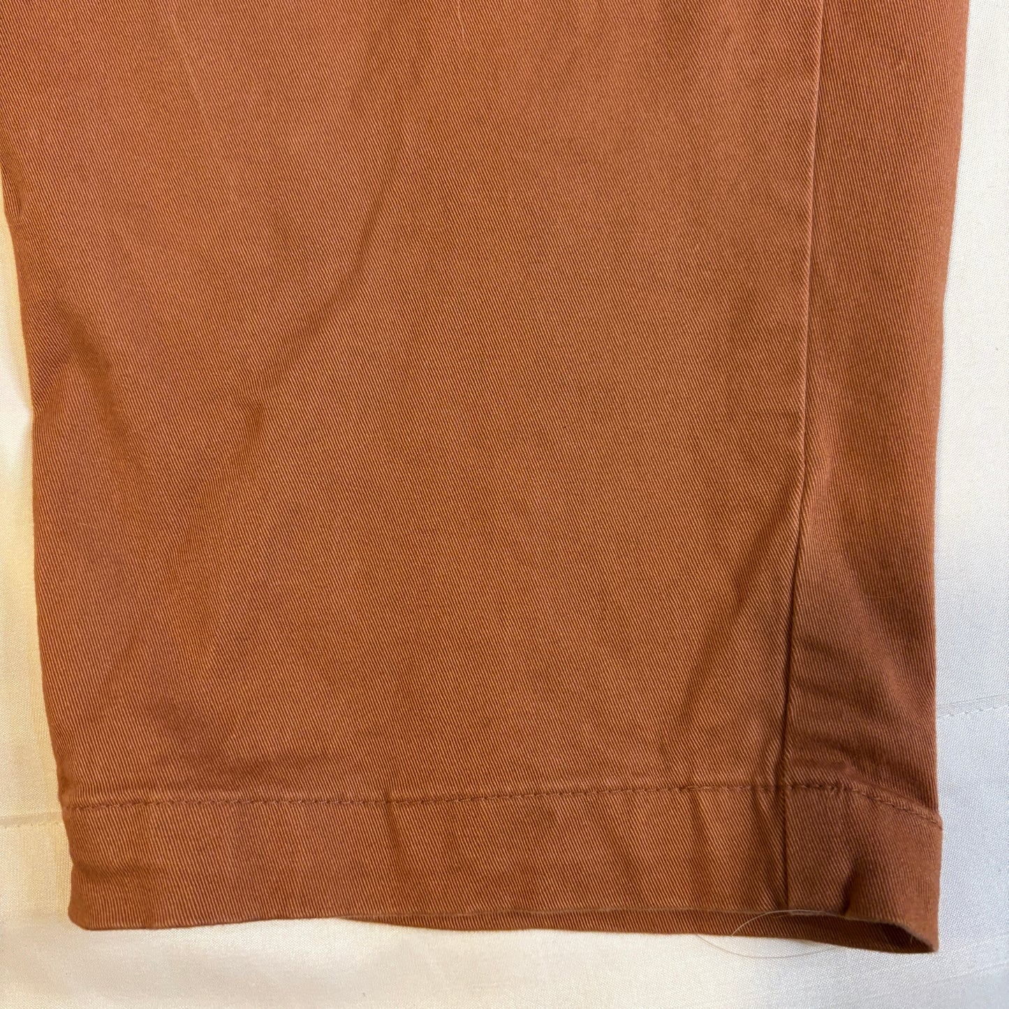 A New Day Women’s Baggy Ankle Pants Size 16 Brown Stretch Cotton Blend