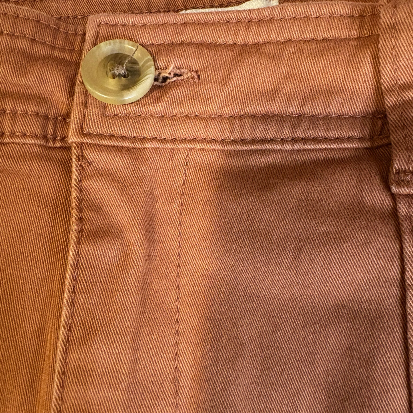 A New Day Women’s Baggy Ankle Pants Size 16 Brown Stretch Cotton Blend