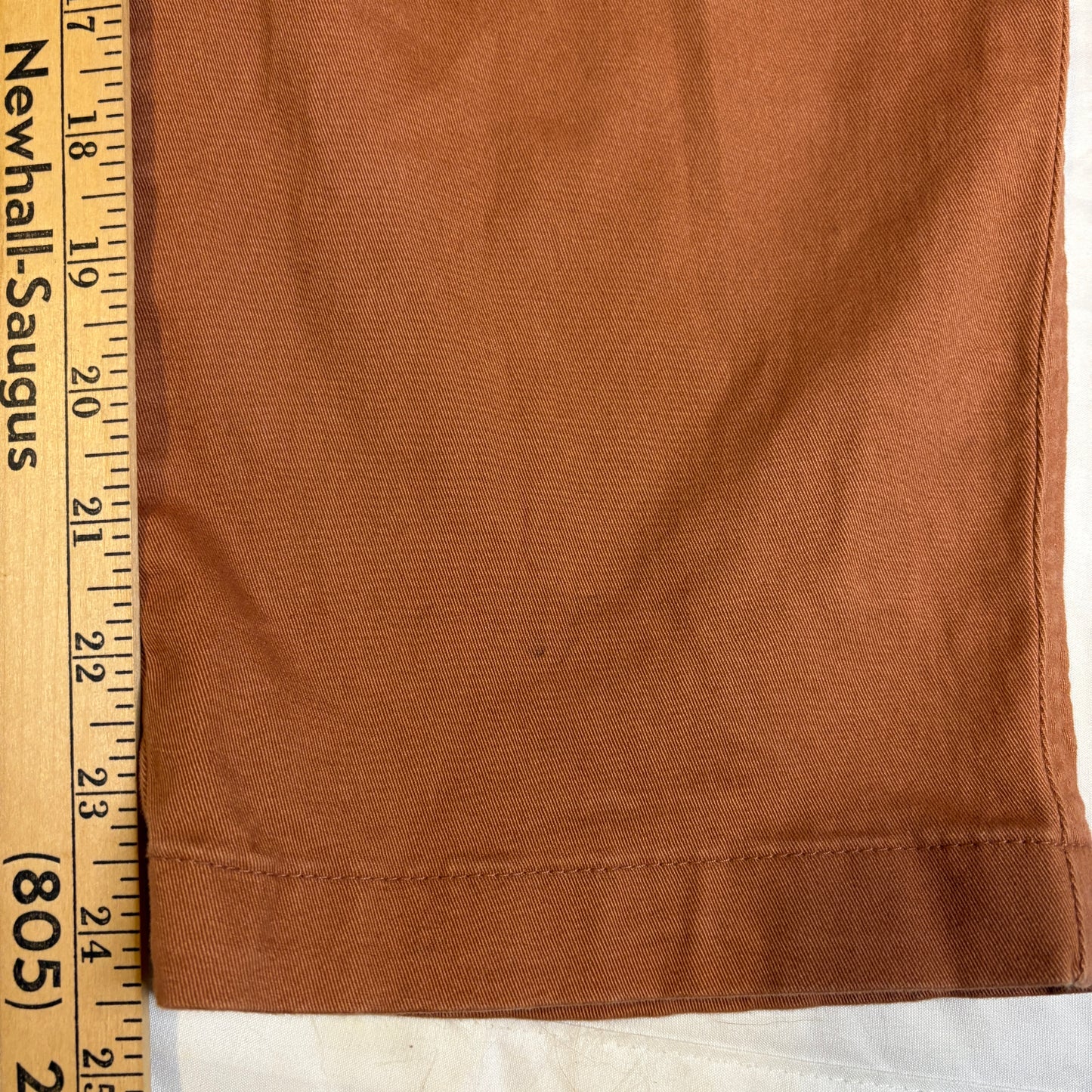 A New Day Women’s Baggy Ankle Pants Size 16 Brown Stretch Cotton Blend