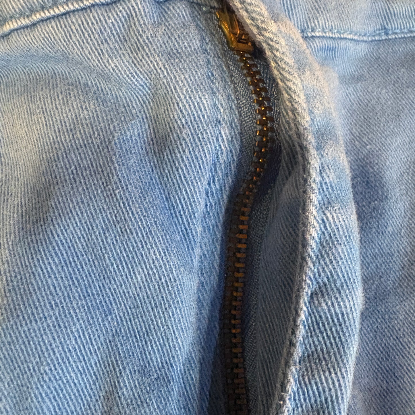 Gloria Vanderbilt Amanda Baggy Pants Women’s 16 Short Blue Cotton Stretch