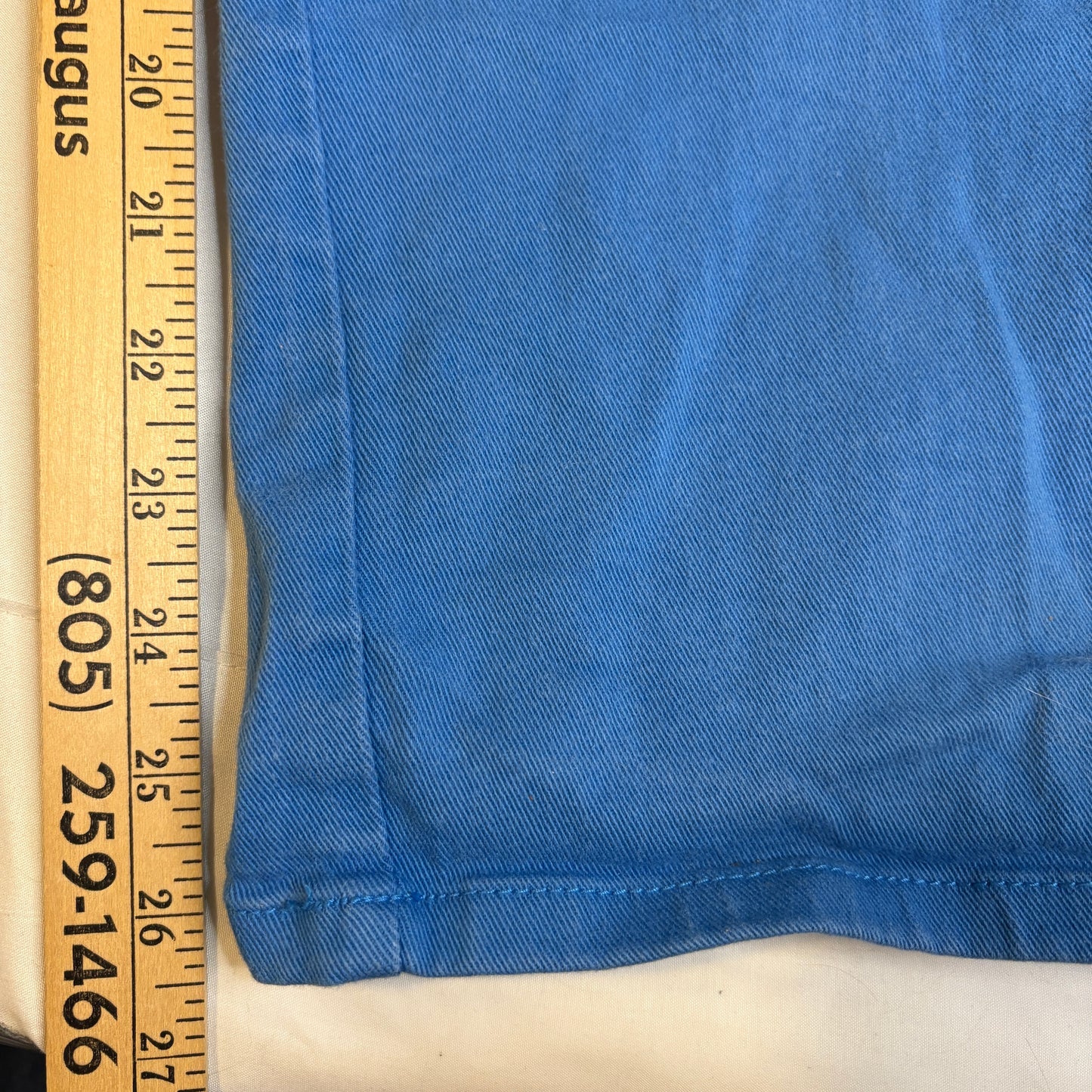 Gloria Vanderbilt Amanda Baggy Pants Women’s 16 Short Blue Cotton Stretch