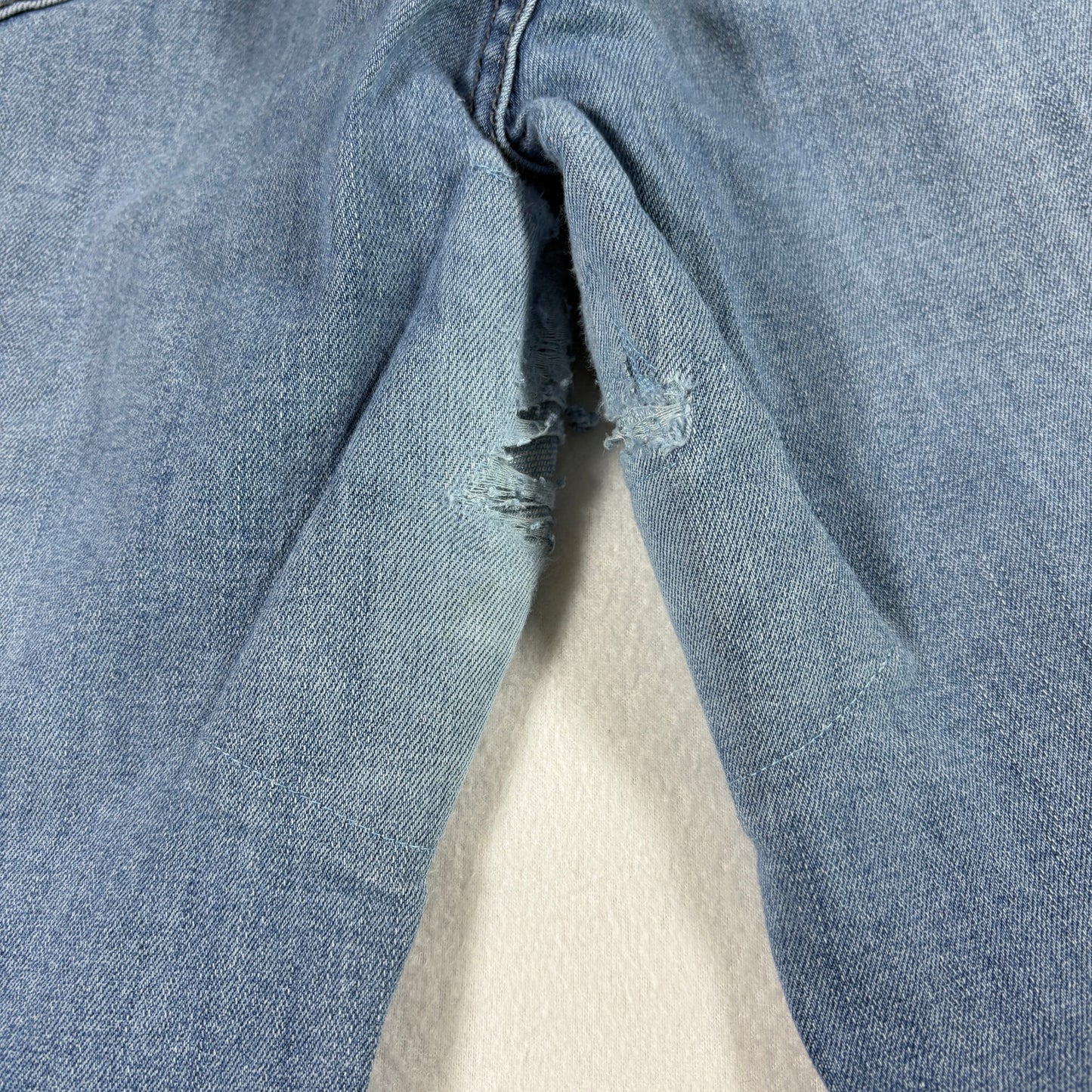 Kenneth Cole Reaction Womens Jeans 10 Kate Skinny Light Wash Y2K Distressed