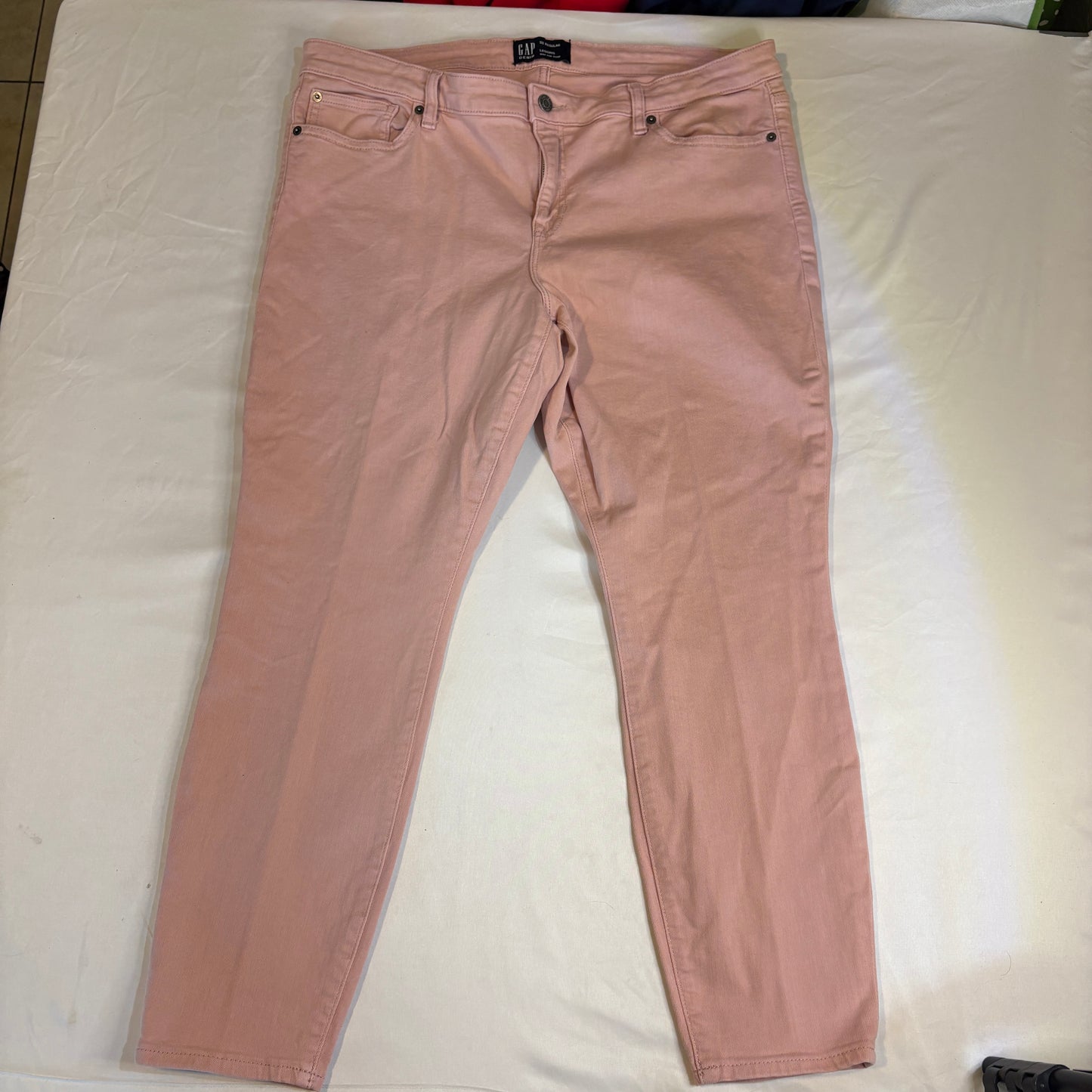 GAP Denim Legging Jeans Women’s 33R Pink Stretch Skinny Fit Soft Casual Pants