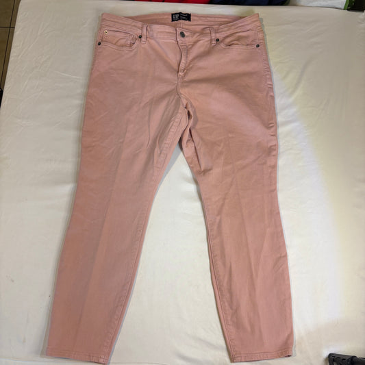 GAP Denim Legging Jeans Women’s 33R Pink Stretch Skinny Fit Soft Casual Pants