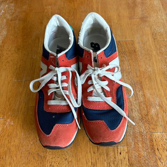 New Balance 574 Sneakers Womens 6.5 Red Blue Retro Y2K Streetwear Vintage Runner