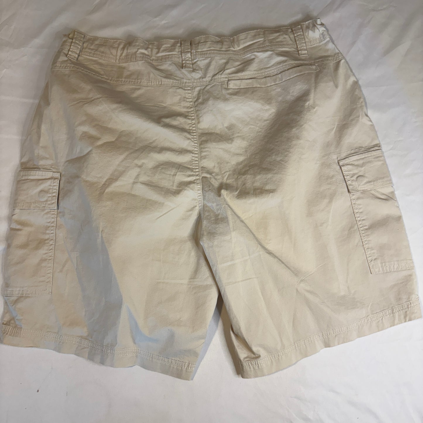 Hurley Men’s Cargo Shorts 38 Beige Cotton Utility Pockets Casual Outdoor Skate Surf