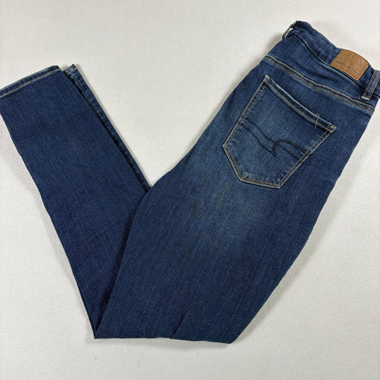 American Eagle Womens Jeans 10 Regular Distressed Ripped Next Level Stretch