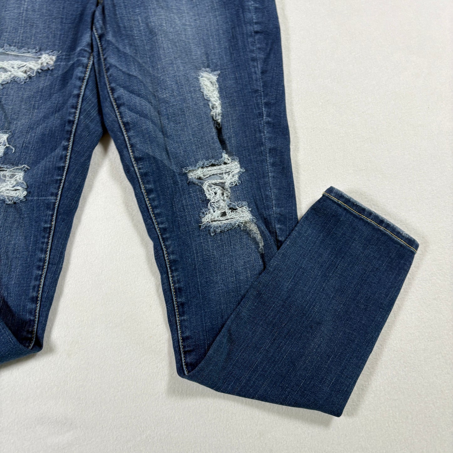 American Eagle Womens Jeans 10 Regular Distressed Ripped Next Level Stretch