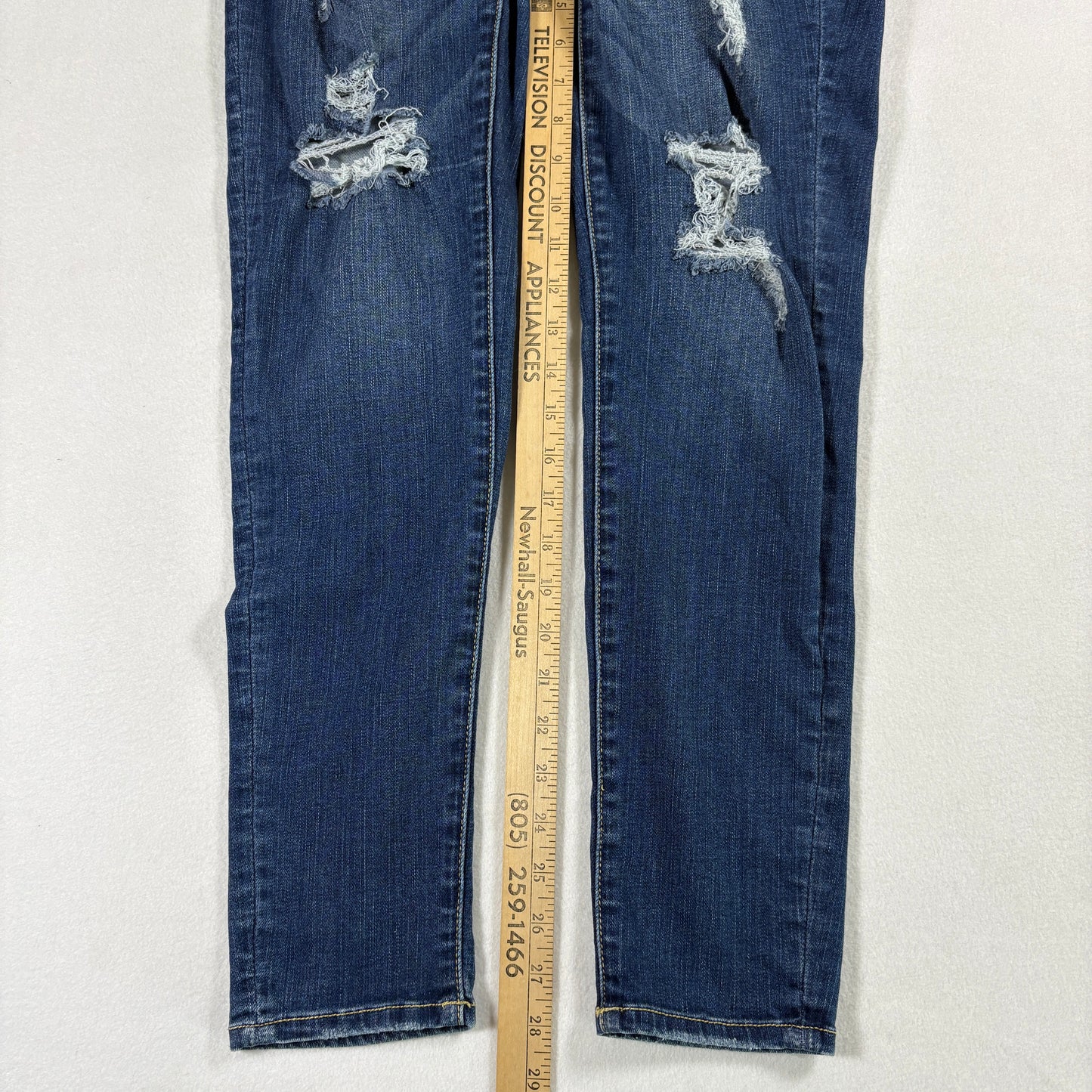 American Eagle Womens Jeans 10 Regular Distressed Ripped Next Level Stretch