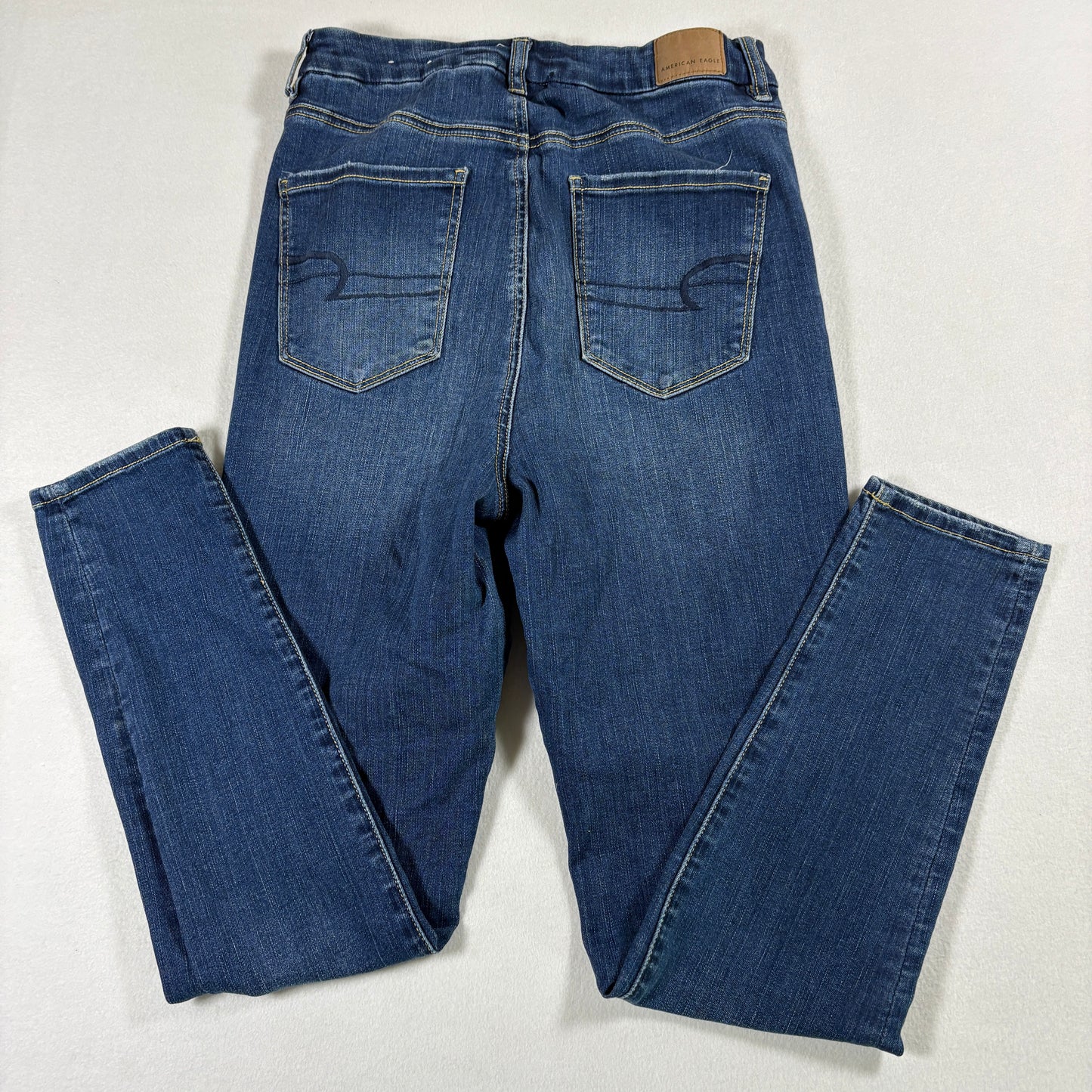 American Eagle Womens Jeans 10 Regular Distressed Ripped Next Level Stretch