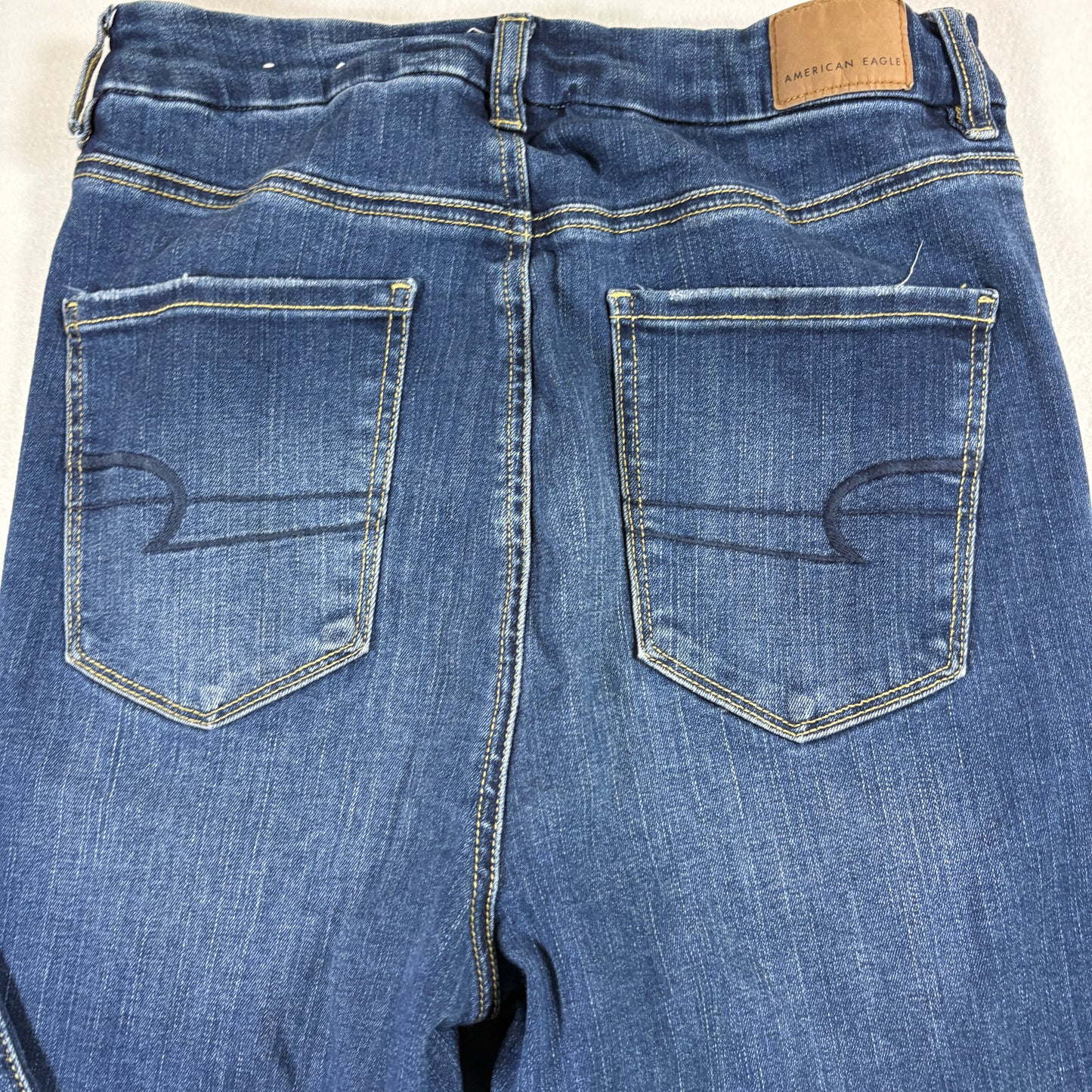 American Eagle Womens Jeans 10 Regular Distressed Ripped Next Level Stretch