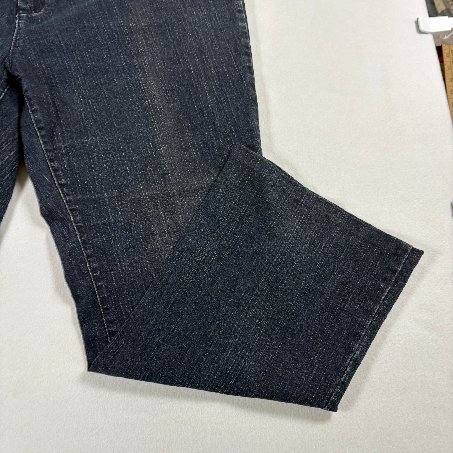 Liz Claiborne Womens Jeans 18W Plus Size Stretch Dark Wash Denim Bootcut Y2K