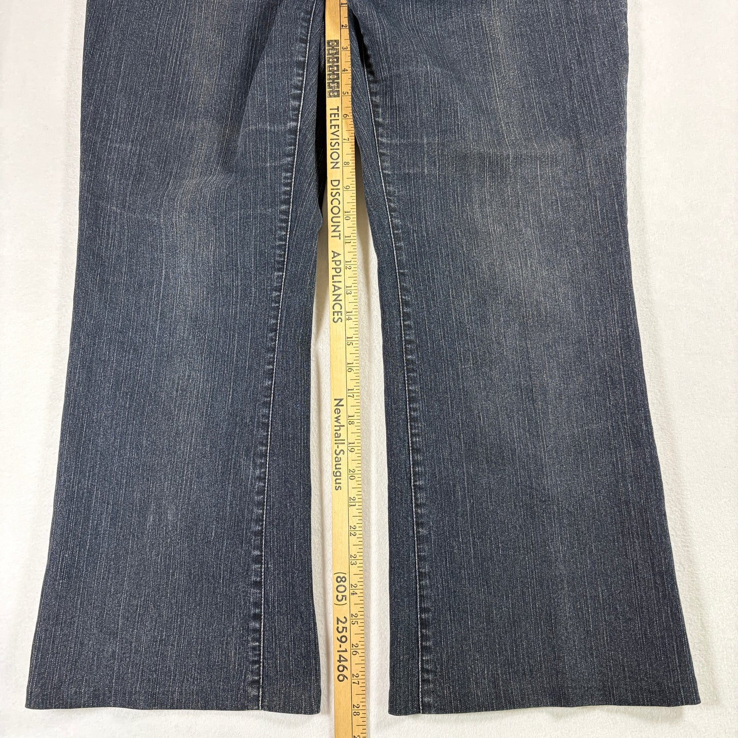 Liz Claiborne Womens Jeans 18W Plus Size Stretch Dark Wash Denim Bootcut Y2K
