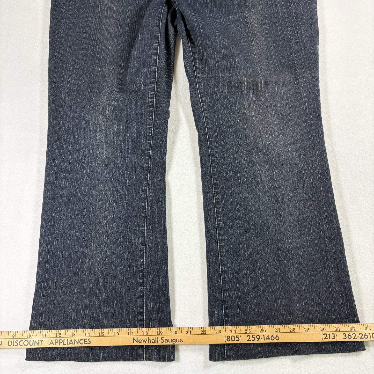 Liz Claiborne Womens Jeans 18W Plus Size Stretch Dark Wash Denim Bootcut Y2K