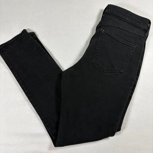 &Denim Skinny Jeans Mens 33x32 Black No Fade Stretch Modern Slim Fit