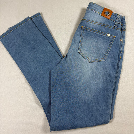 Cyclon Jeans Womens 5 Light Wash Stretch Bootcut Y2K Denim USA Made Retro