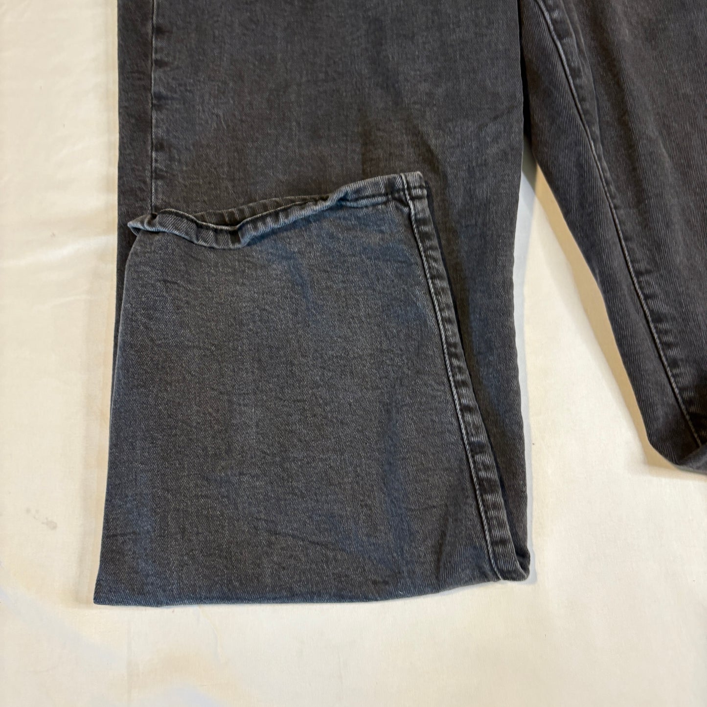 Old Navy Women’s 16 Baggy O.G. Loose Jeans Gray Wash High Rise Stretch Casual Denim