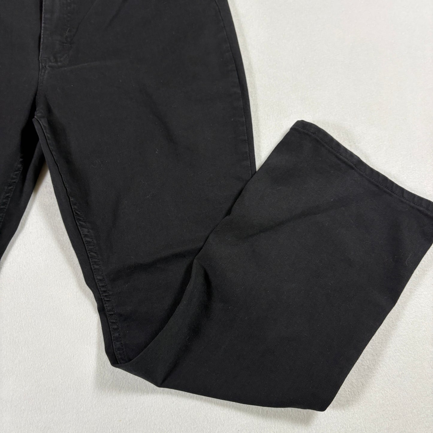 Lee Womens Jeans 14P Black Bootcut Mid Rise Regular Fit Stretch Denim Y2K