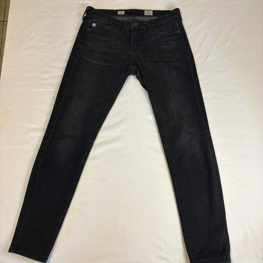 AG Adriano Goldschmied The Stilt Cigarette Leg Jeans Women’s 25R Dark Wash USA