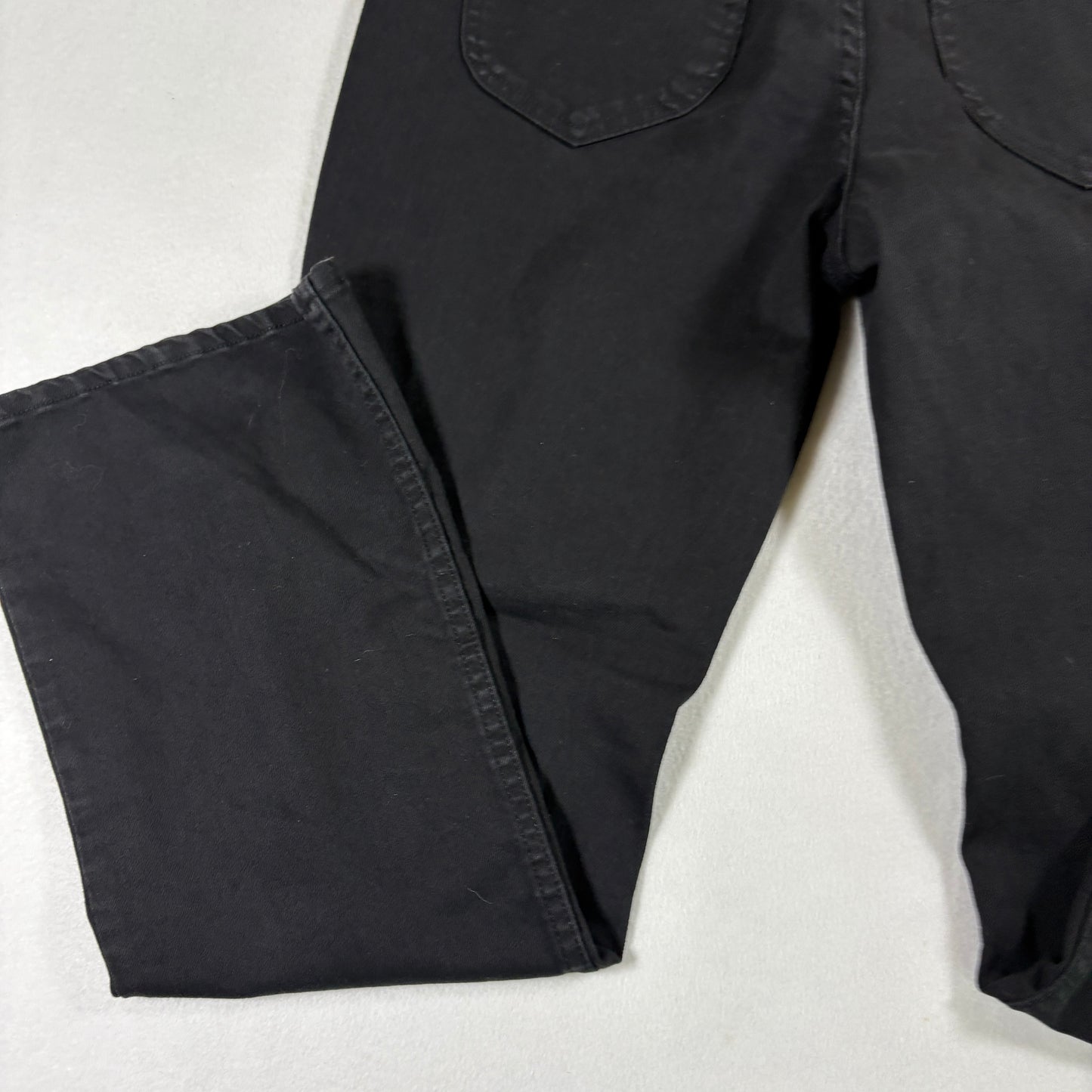 Lee Womens Jeans 14P Black Bootcut Mid Rise Regular Fit Stretch Denim Y2K