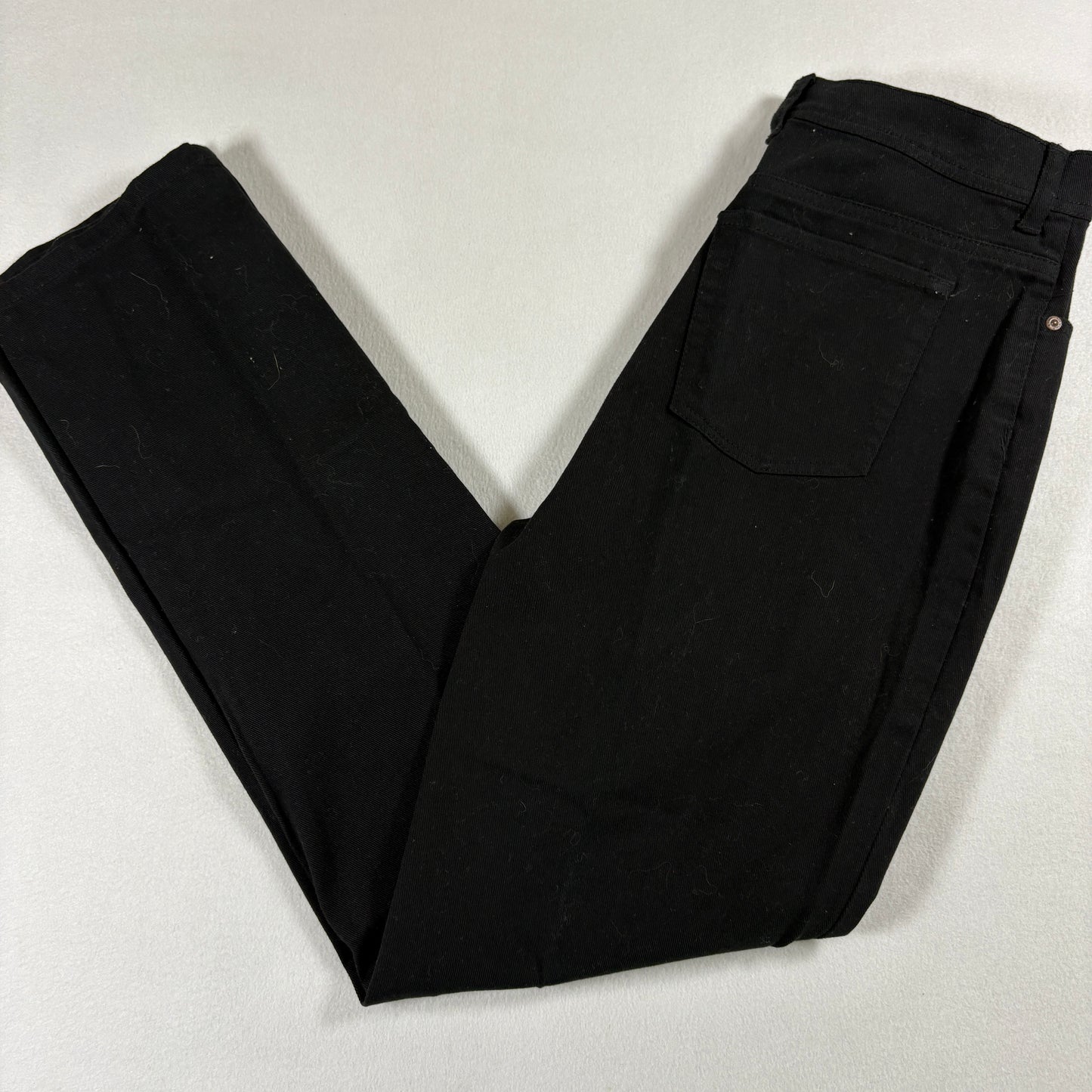 Gloria Vanderbilt Womens Jeans 8 Black High Rise Slim Tapered Stretch Denim