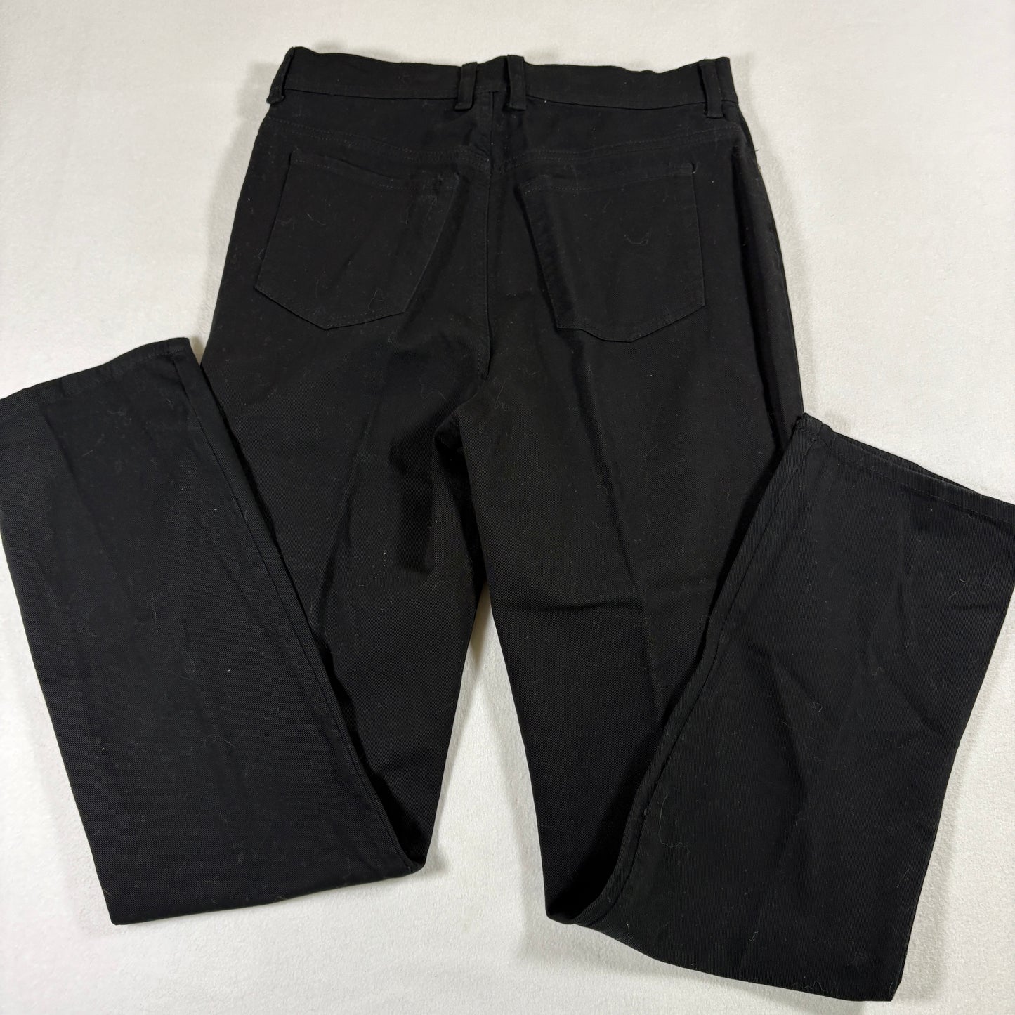 Gloria Vanderbilt Womens Jeans 8 Black High Rise Slim Tapered Stretch Denim