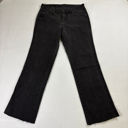 JAG Jeans Womens 10 Bootcut Black Mid Rise Stretch Denim Y2K Retro Grunge USA !!