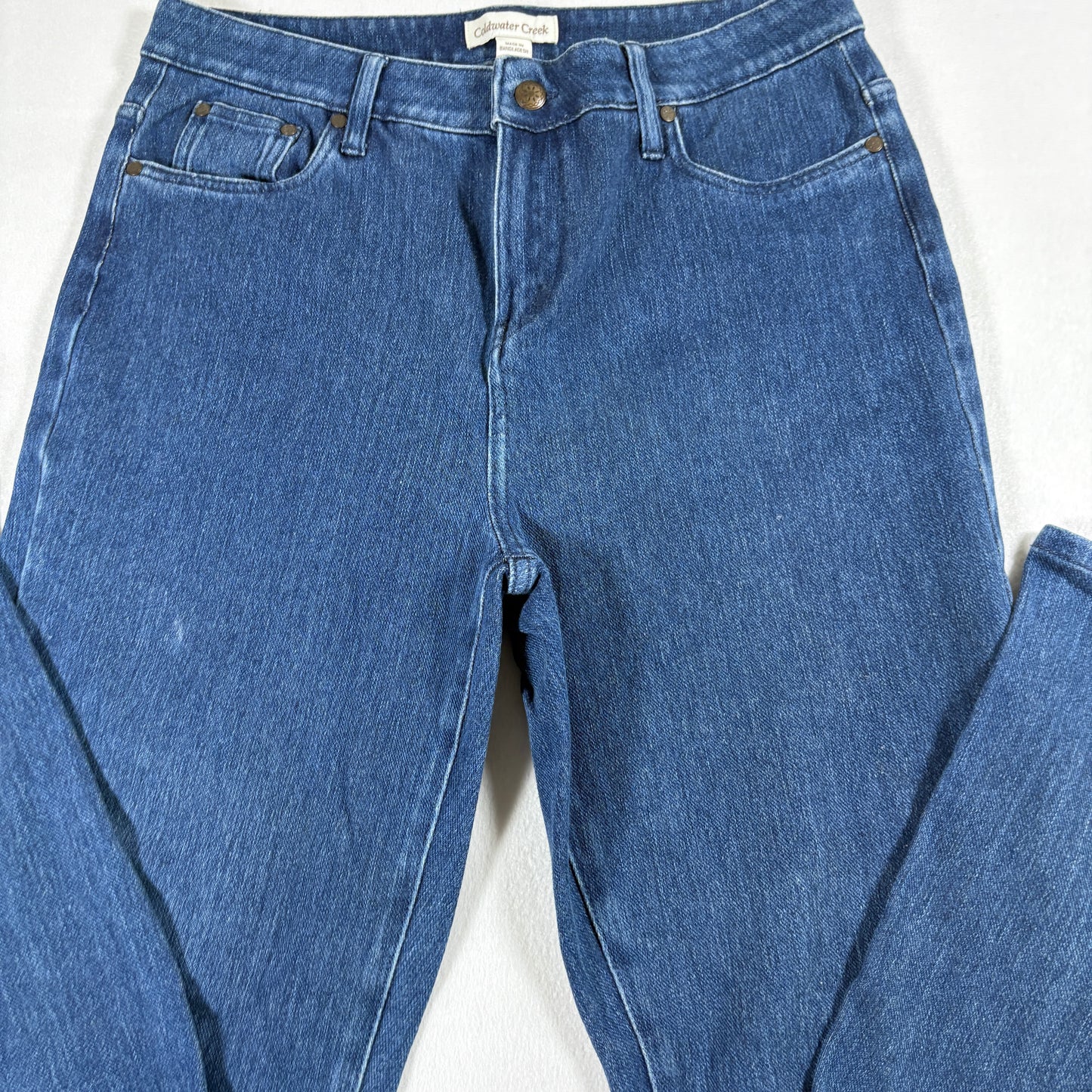 Coldwater Creek Womens Jeans 10 Blue Baggy Relaxed Fit High Rise Y2K Vintage