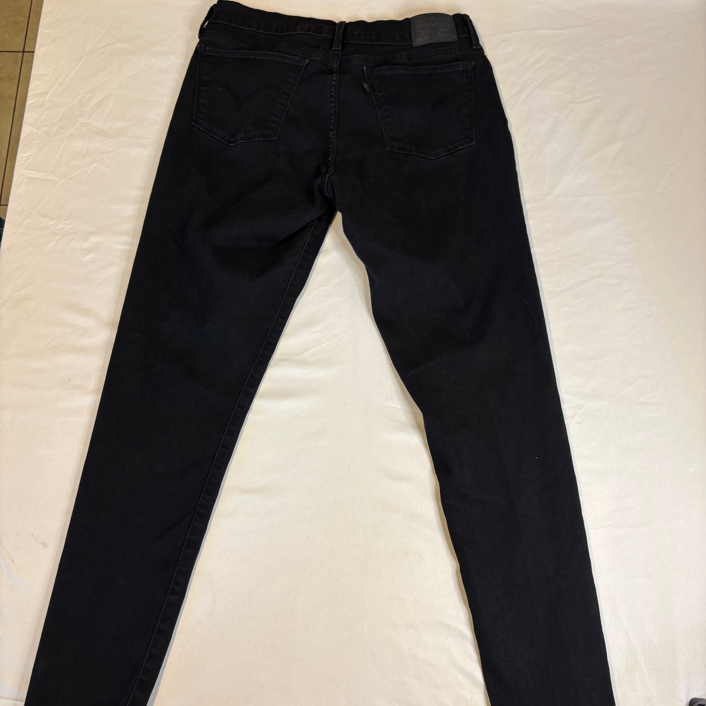 Levi’s Women’s W31 L30 Black Skinny Jeans Mid Rise Stretch Denim Levi Strauss Co