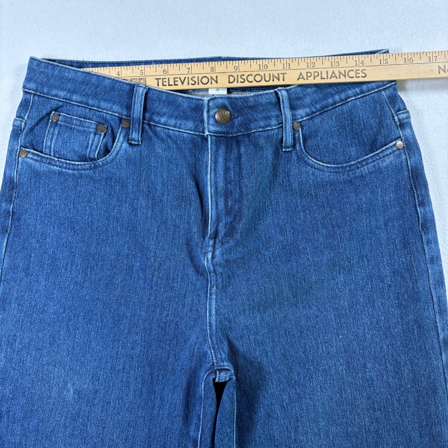 Coldwater Creek Womens Jeans 10 Blue Baggy Relaxed Fit High Rise Y2K Vintage