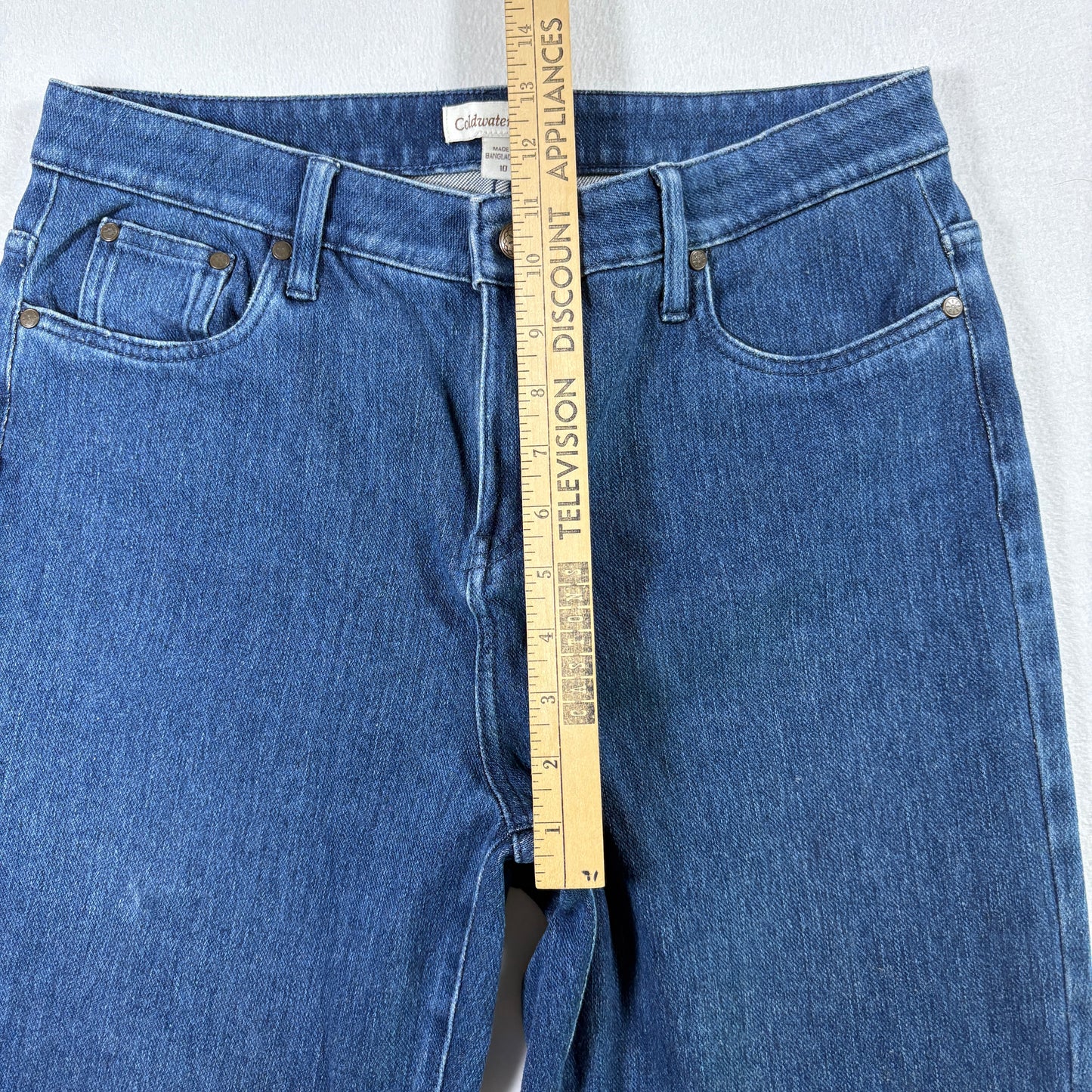 Coldwater Creek Womens Jeans 10 Blue Baggy Relaxed Fit High Rise Y2K Vintage