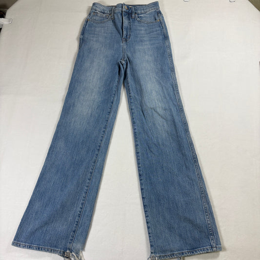 Madewell Jeans Womens Size 26 Blue Hi Rise Flare Vintage Y2K Denim Retro Bootcut