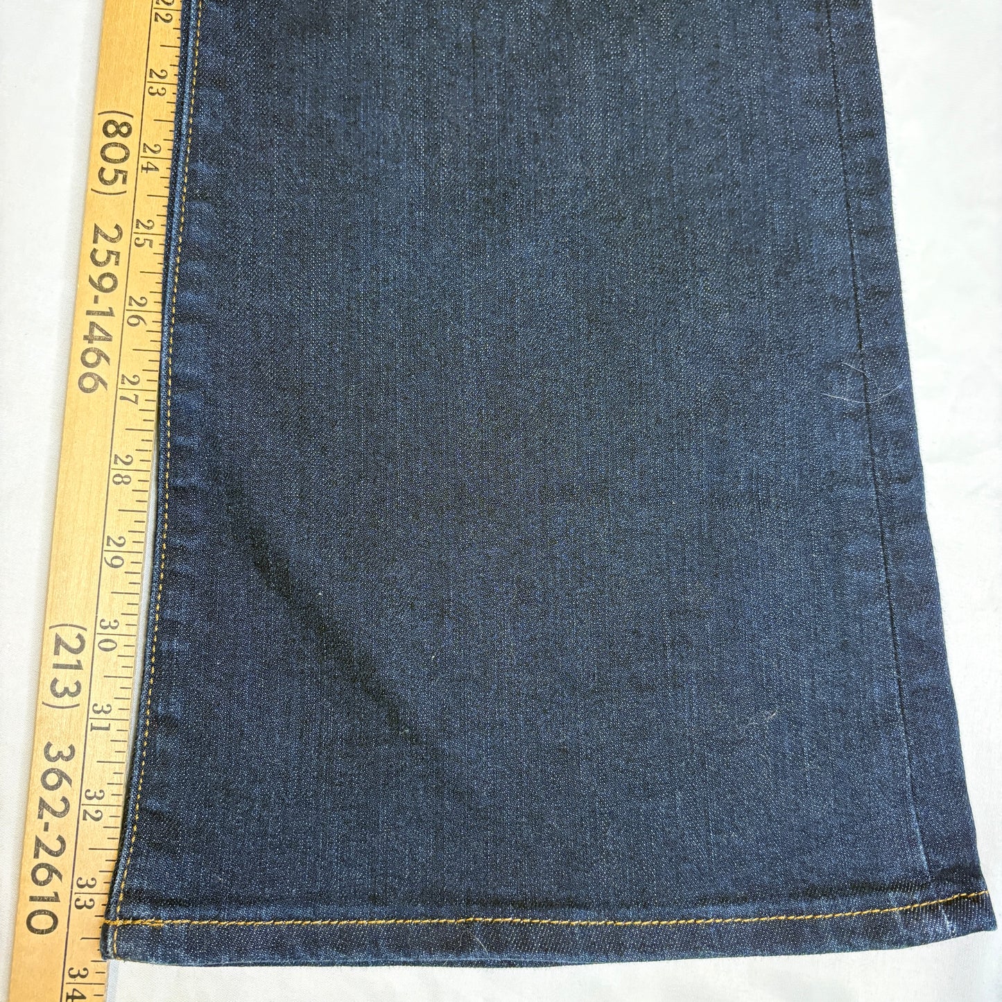 GAP Women’s 29 Long & Lean Dark Wash Jeans Flare Bootcut Stretch Denim Pants