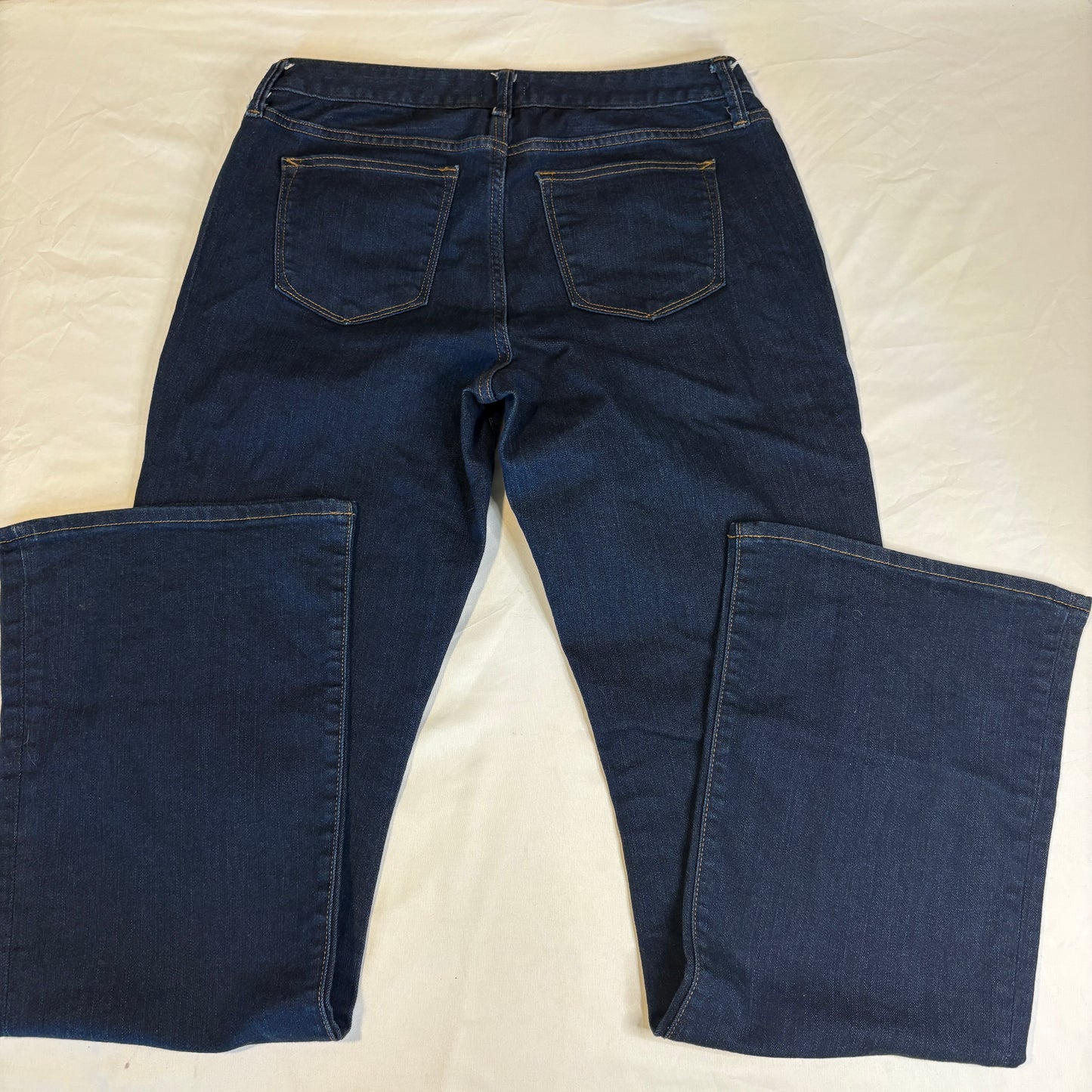 GAP Women’s 29 Long & Lean Dark Wash Jeans Flare Bootcut Stretch Denim Pants