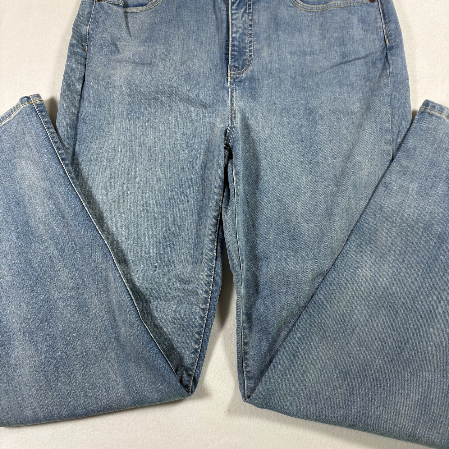 Coldwater Creek Womens Jeans 10 Light Wash Baggy Relaxed Fit Y2K High Rise