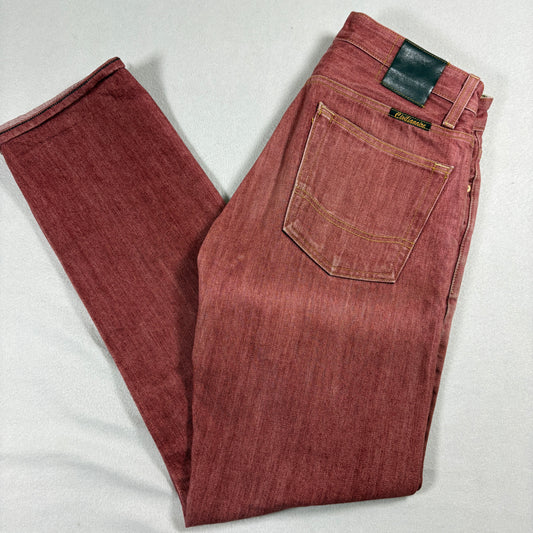 Civilianaire Jeans Mens 31 Red Flaco Japanese Selvedge Denim Made In USA