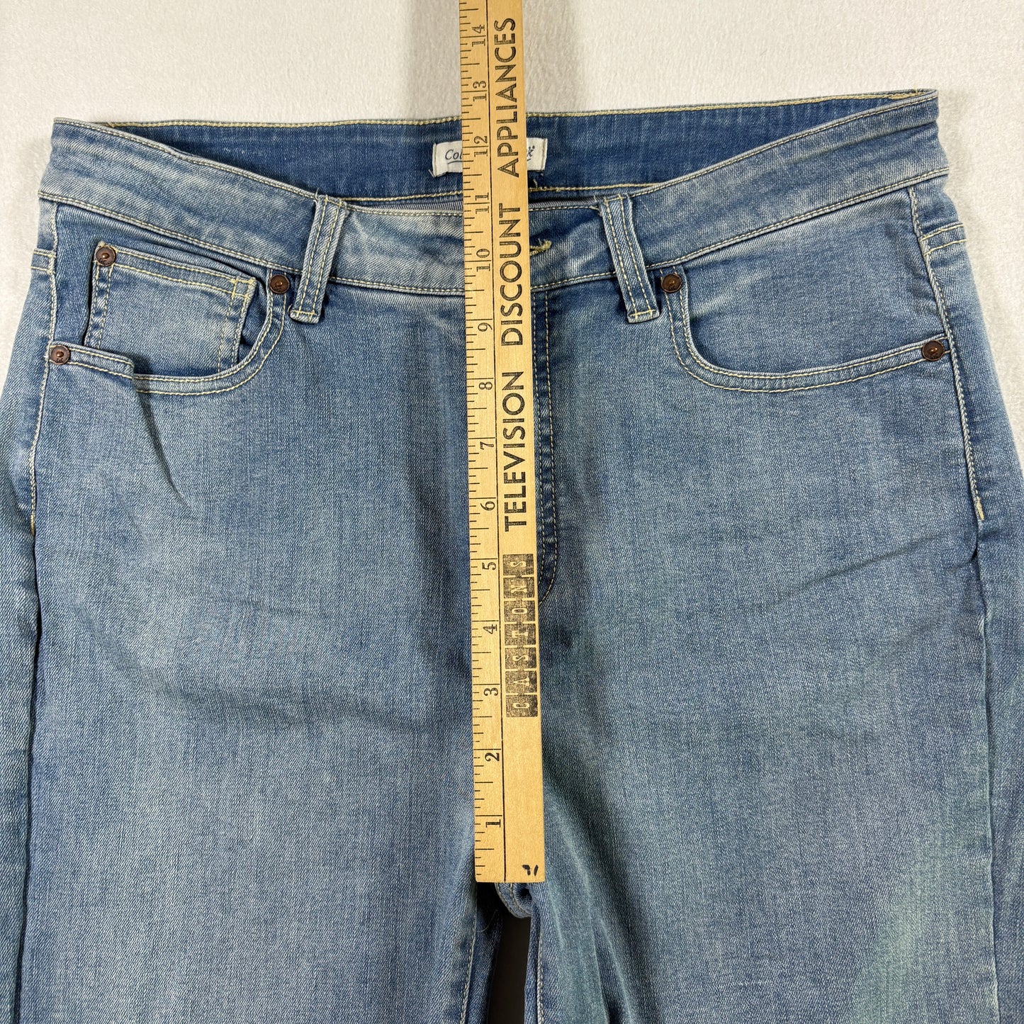 Coldwater Creek Womens Jeans 10 Light Wash Baggy Relaxed Fit Y2K High Rise