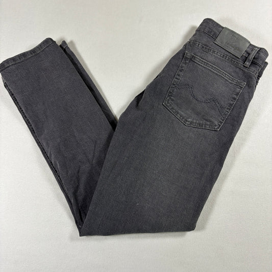 Urban Star Mens Jeans 32x32 Black Denim Stretch Straight Y2K Vintage Grunge