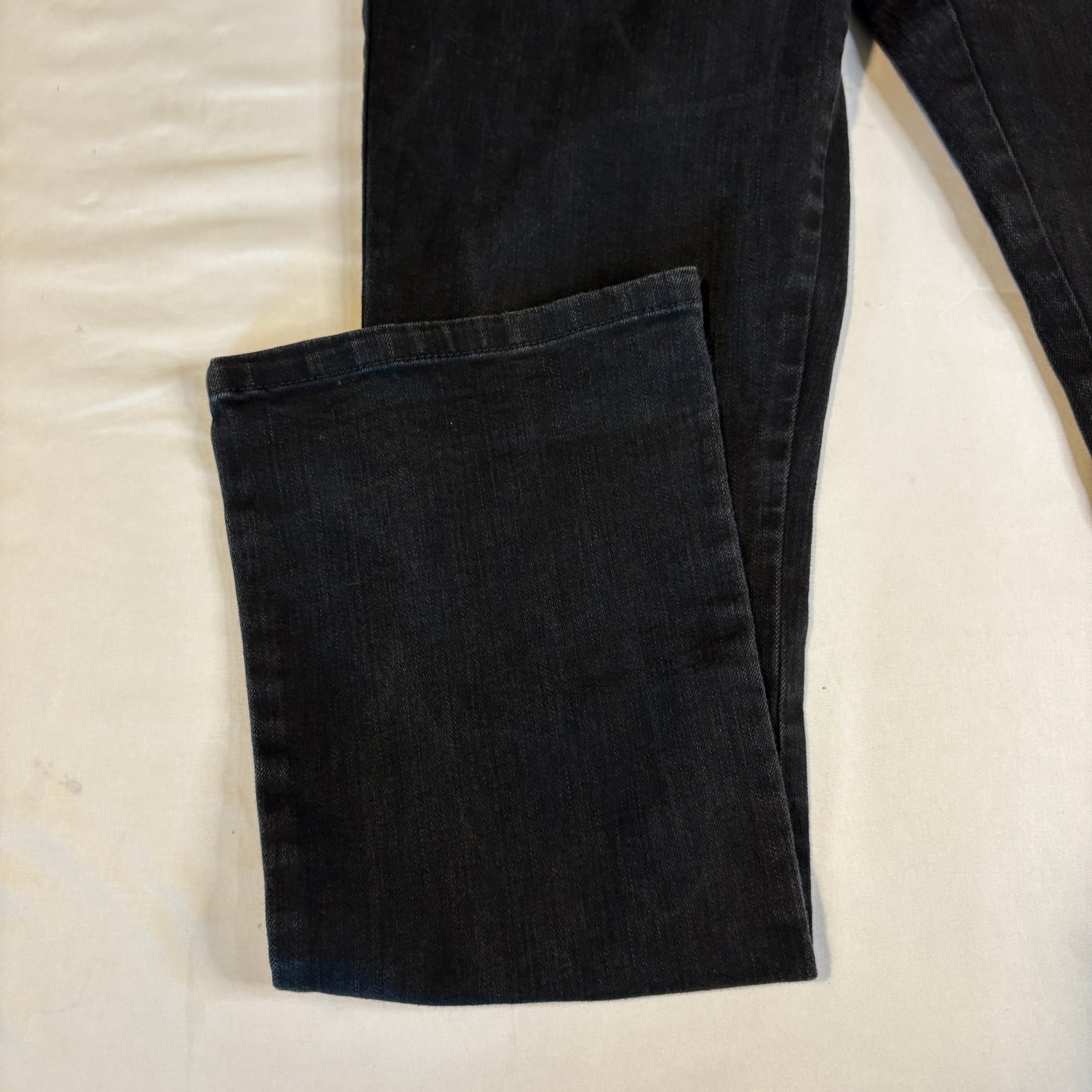 Gloria Vanderbilt Amanda Women’s Size 8 Black Bootcut Jeans Mid Rise Stretch Denim