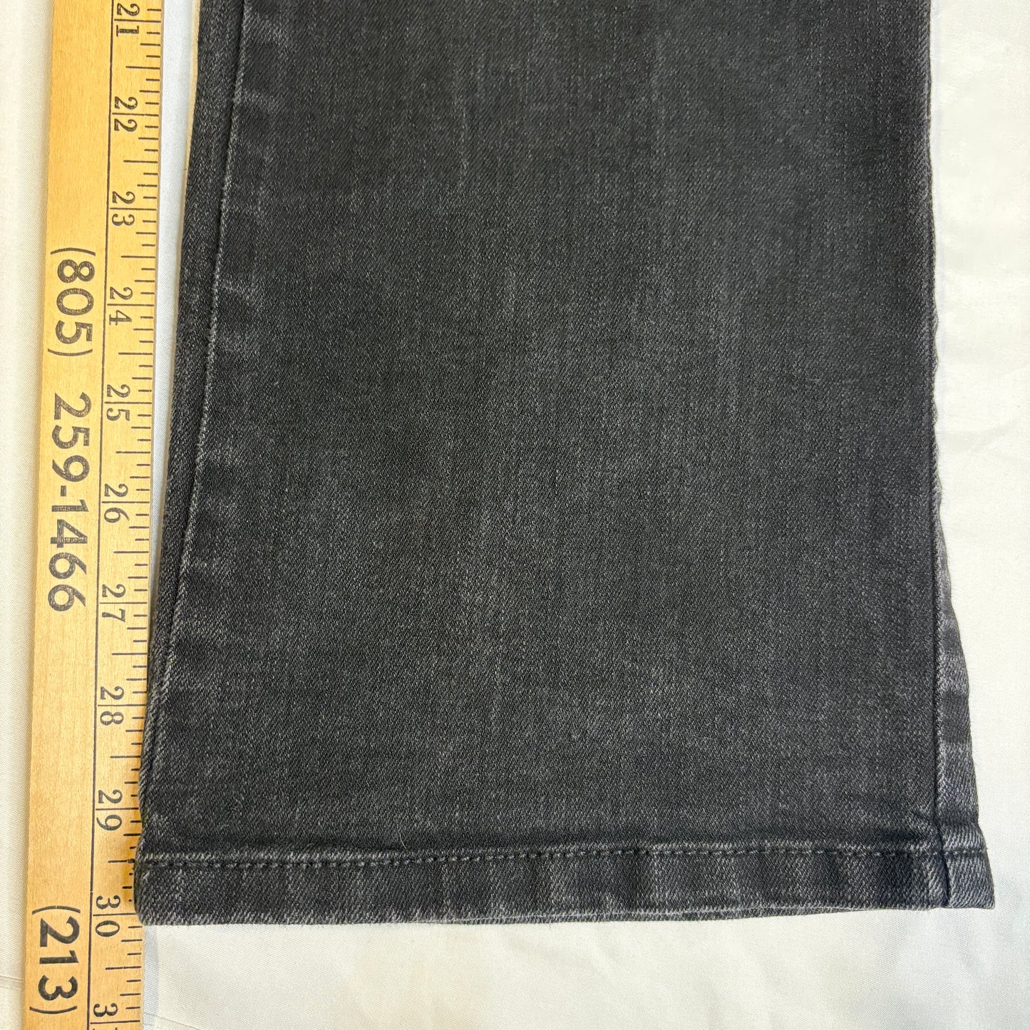 Gloria Vanderbilt Amanda Women’s Size 8 Black Bootcut Jeans Mid Rise Stretch Denim