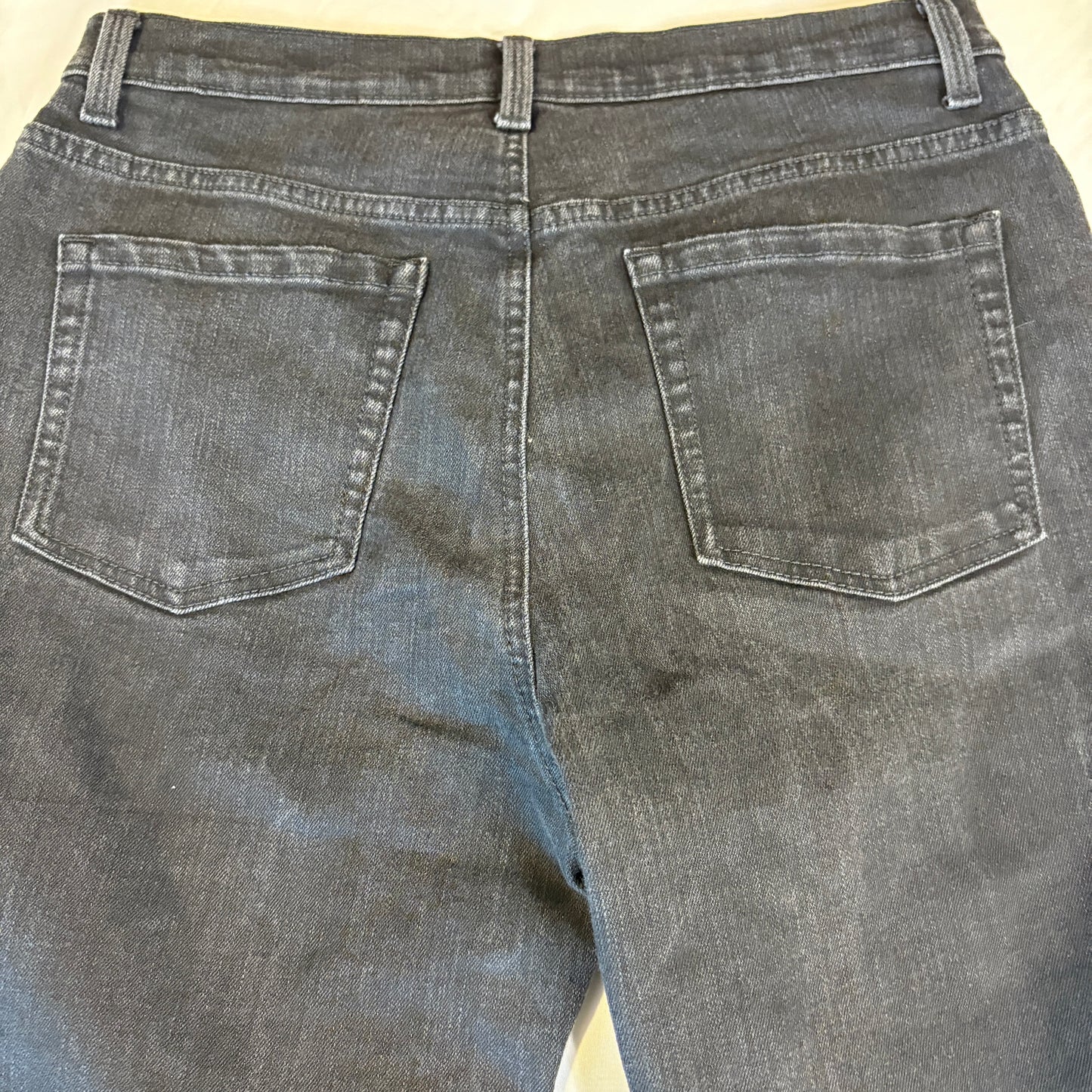 Gloria Vanderbilt Amanda Women’s Size 8 Black Bootcut Jeans Mid Rise Stretch Denim