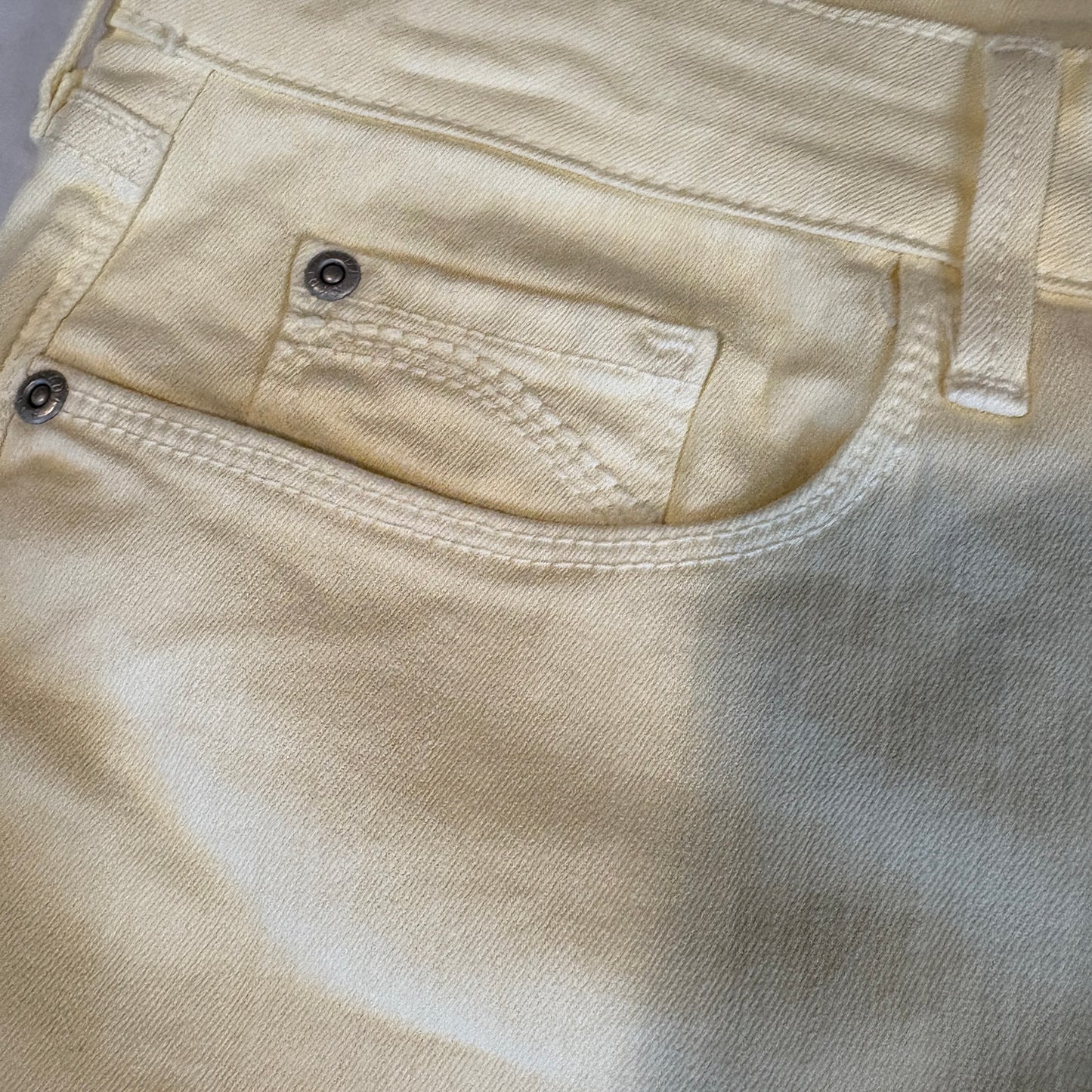 NYDJ Women's 18P Petite Yellow Bootcut Jeans Stretch Denim NWT Made in USA