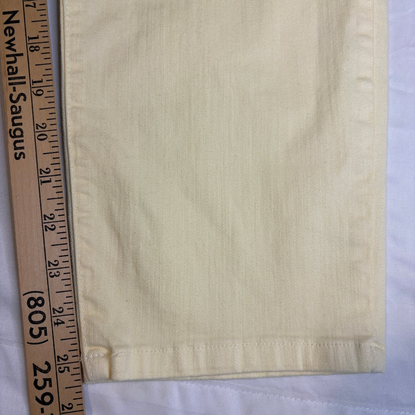 NYDJ Women's 18P Petite Yellow Bootcut Jeans Stretch Denim NWT Made in USA