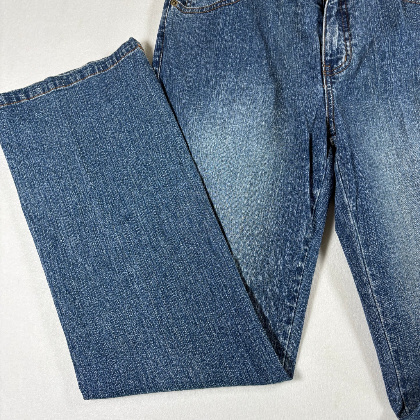Westport Womens Jeans 10 Blue Denim Stretch High Rise Vintage Y2K Straight Leg
