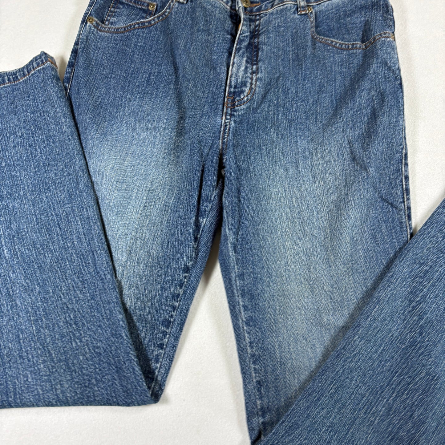 Westport Womens Jeans 10 Blue Denim Stretch High Rise Vintage Y2K Straight Leg