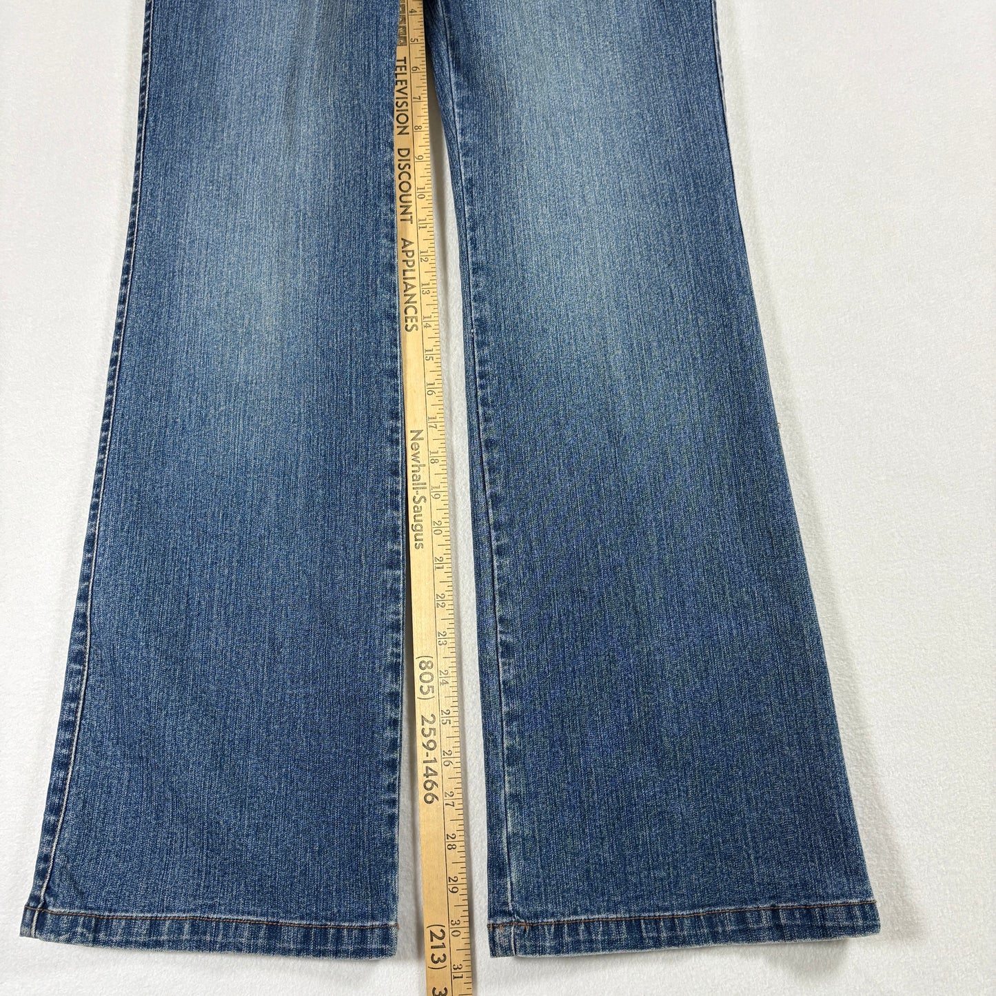 Westport Womens Jeans 10 Blue Denim Stretch High Rise Vintage Y2K Straight Leg
