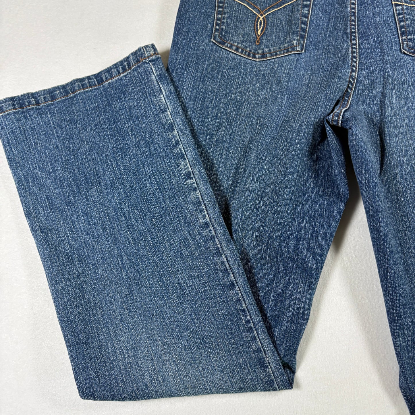 Westport Womens Jeans 10 Blue Denim Stretch High Rise Vintage Y2K Straight Leg