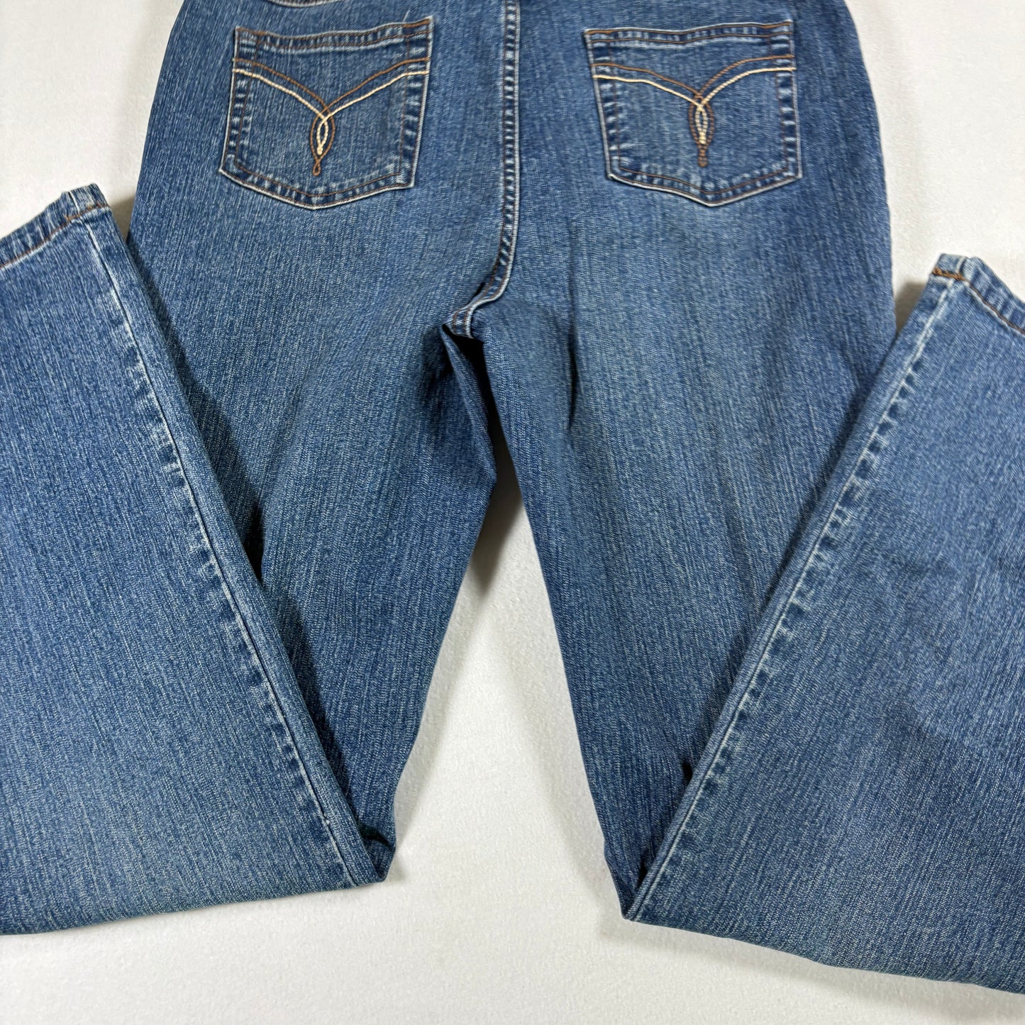 Westport Womens Jeans 10 Blue Denim Stretch High Rise Vintage Y2K Straight Leg